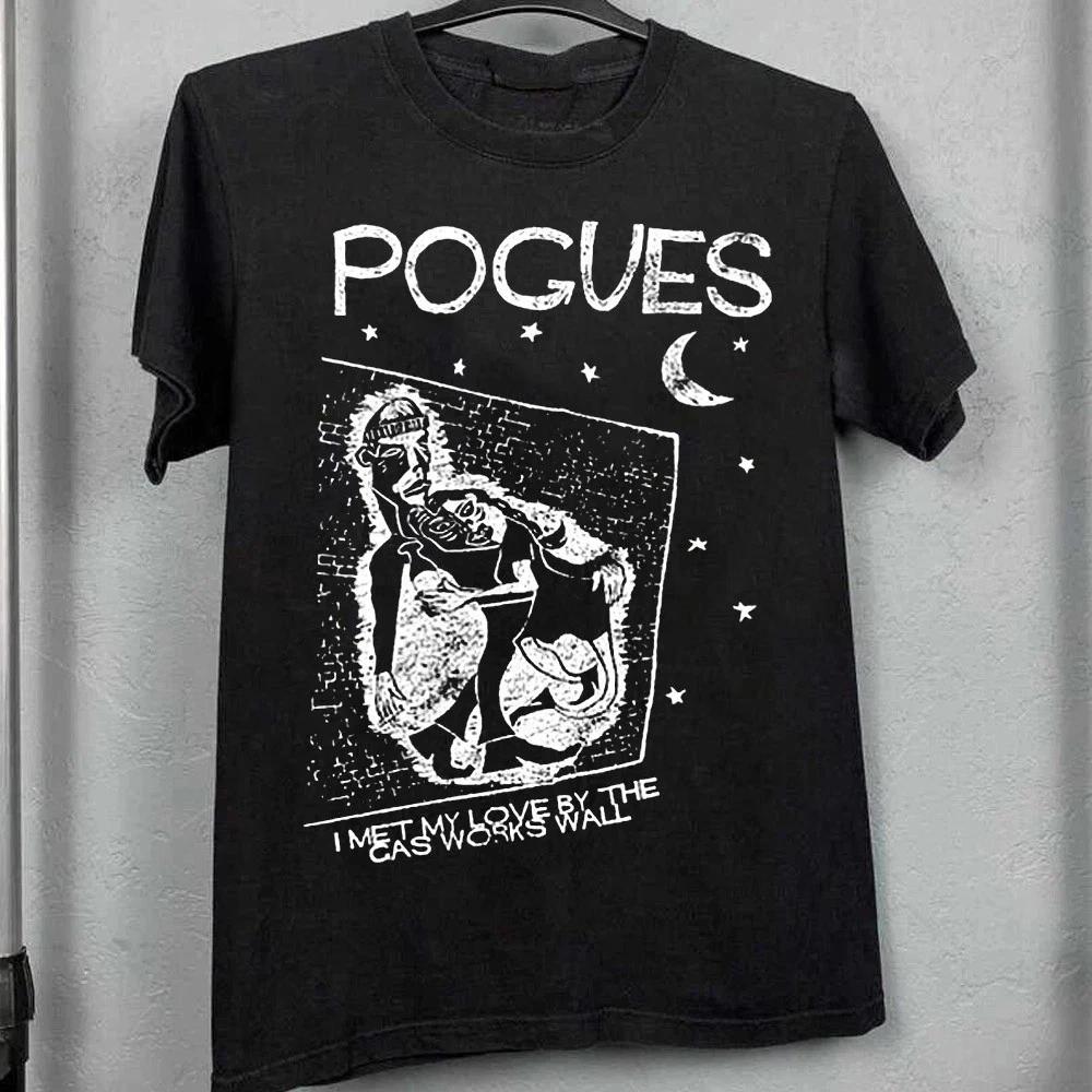 VTG 1988 The Pogues Band Gift Funny Black S to 5XL Classic Shirt TU870 L