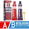 Magic Repair Glue AB Strong Metal Repair Glue Heat Resistance Cold Weld Metal Repair Adhesive Casting Glue for Metal PVC Repair