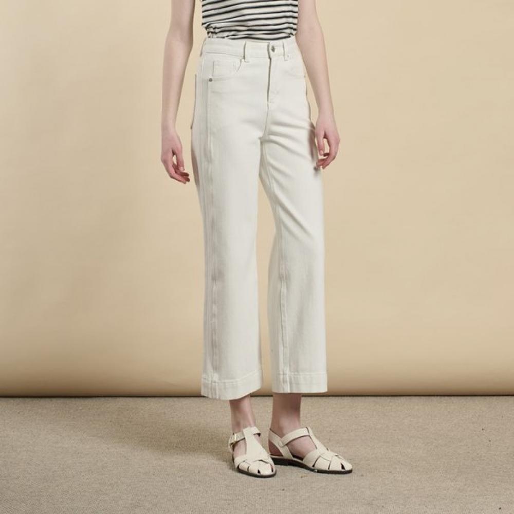 

Bcbg High Waist Semi Wide Pants B6m4p365 white (10)/55