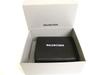 Authentic BALENCIAGA Black Leather Bifold Wallet Compact Wallet #a898  Refurbished