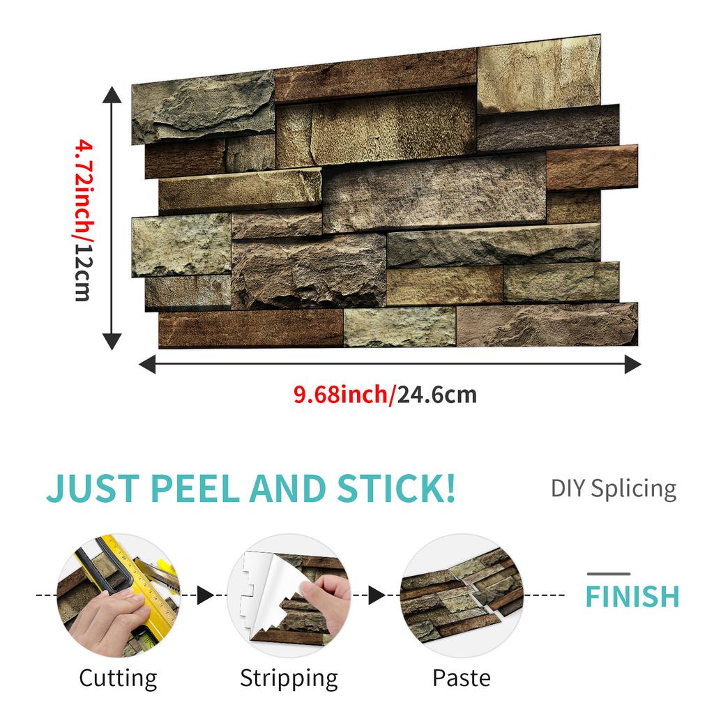 Marble Special-Shaped Tile Sticker Pvc Self-Adhesive Kitchen Waterproof Living Room Bedroom Wall Decoration Wallpaper Wall Sticker