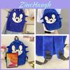 Sac à dos pour enfants Sonic Grande capacité, Cartable mignon dessin animé étudiant, Style Nylon Bleu/maofeng, 20L ou moins