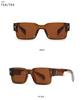 Trendy European-American Square Sunglasses for Women - Model 6035