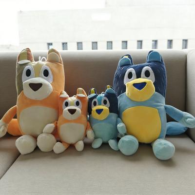 1-4Pcs Bluey Family Plush Toys - Cute Simulation Pet Dog Patrol Bingo Sister Kawaii Soft Doll Children'S Birthday Gift