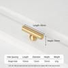 Minimalist Brass Cabinet Pulls Durable Gold Drawer Knobs Solid Brass Handles  Cabinetry,Furniture