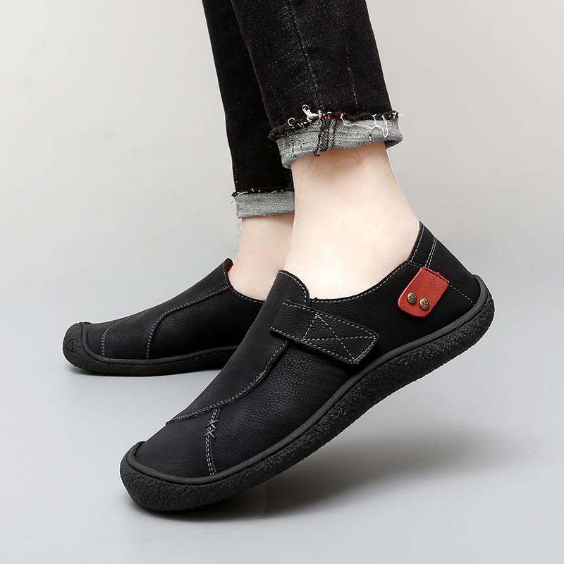 Nye Håndlagde Herre Fritidssko Kjøresko Vintage Stil Herre Fottøy for Fotturer Utendørs Loafers Ekte Lær Herre Fritids Gåsko