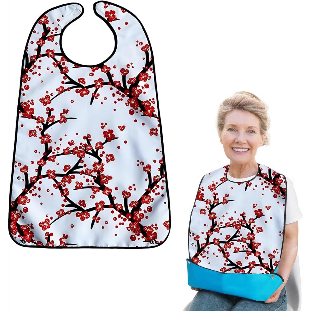 Фартук Hiliboom для кормления, водонепроницаемый, устойчивый к пятнам, высокая прочность, легкий 3
