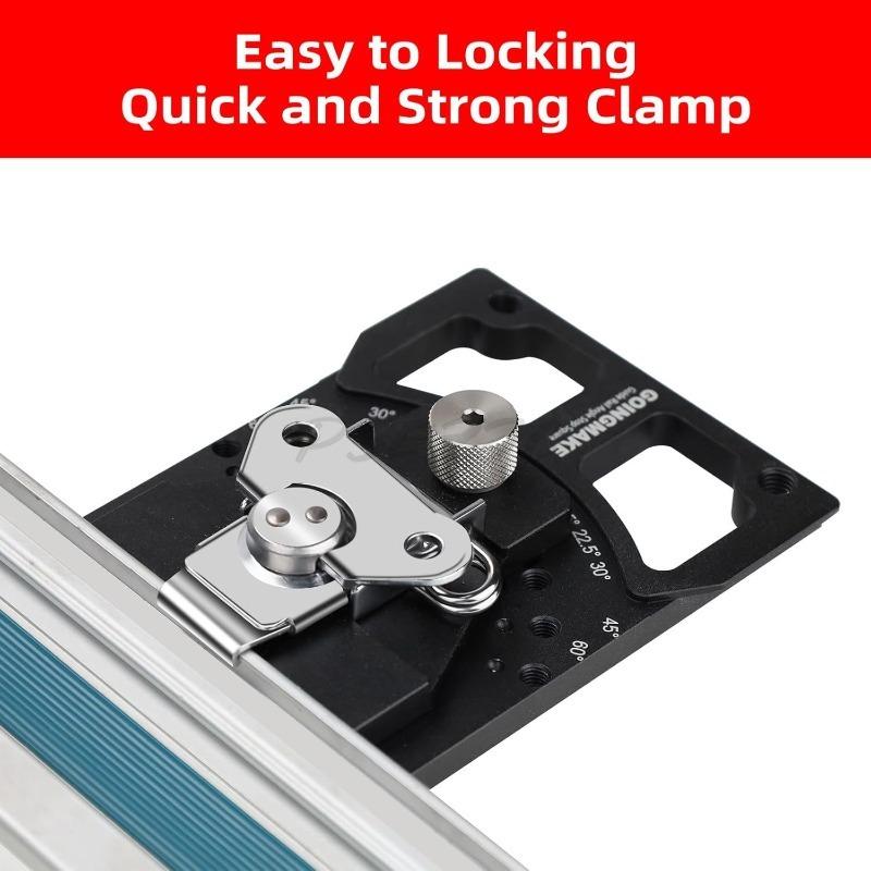 Woodworking Adjustable Angle Rail Saw Square 90 Degree Guide Rail Square Guide Rail