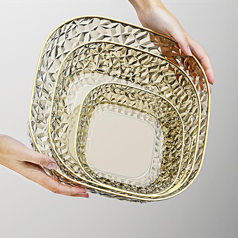 Obstschale Wohnzimmer Haushalt Obstschale Couchtisch High-End Leichter Luxus Rezeption Süßigkeitenschale Platzierte Snackplatte