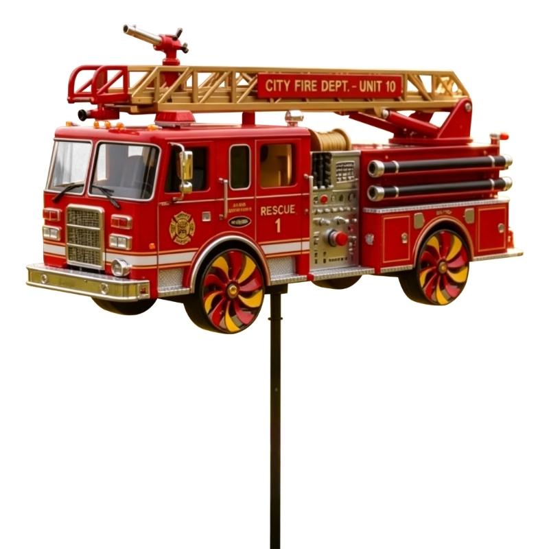 

City Service Theme Metal Craft For Kids Decorative Piece For Yard And Lawn 1