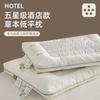Ultra Low Profile Buckwheat Hull Pillow Neck Support Single Bed Cotton Cover Hypoallergenic Thin Adults