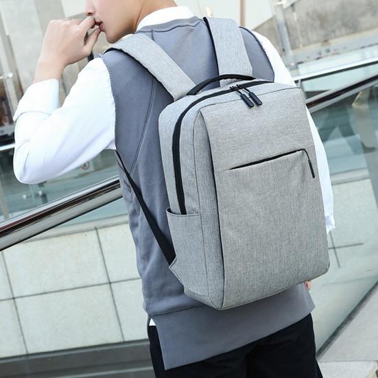 Unisex Batoh na notebook Oxford Tkanina Vodotěsný Batoh Vícekomorový Batoh s USB nabíjecím portem pro Služební cestu Práci Školu
