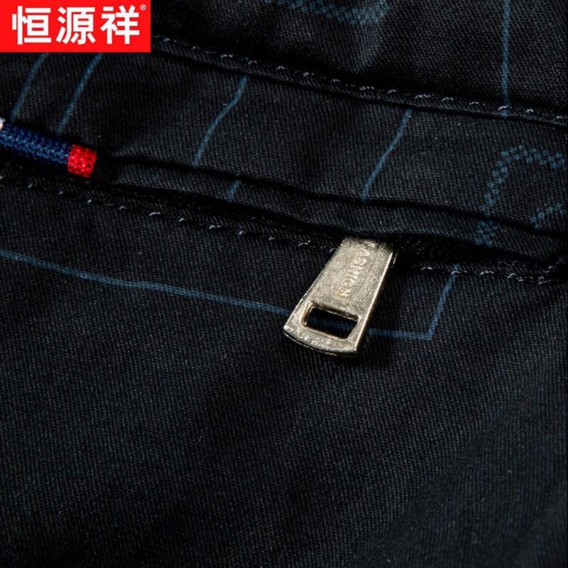 Hengyuanxiang Men's Cotton Summer Casual Shorts
