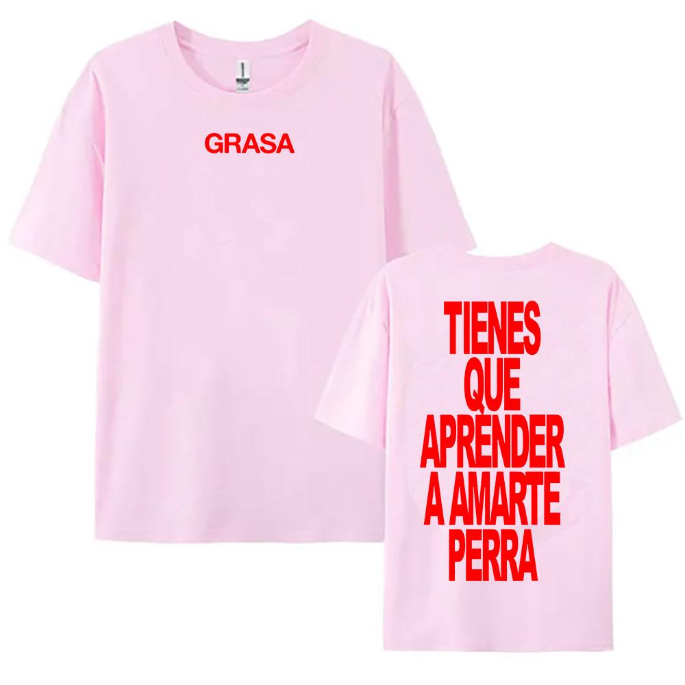 TIENES QUE APRENDER A AMARTE Tshirts SI TE DUELE CURITA Print T-shirt Nathy Peluso Singer Graphic T Shirt Cotton Tees