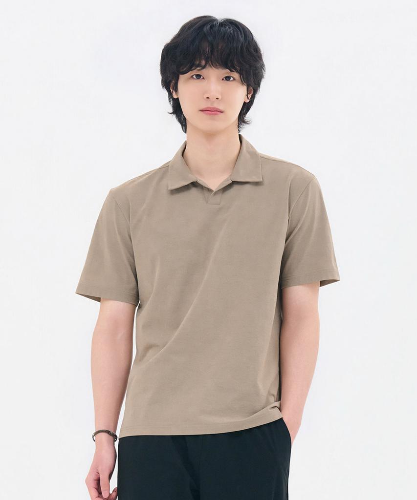 CHASECULT Men'S Cool Open Collar Short Sleeve T-Shirt-Fcrk5715E0X