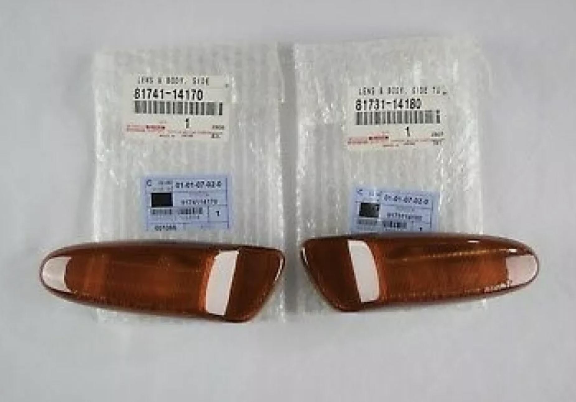 

Toyota MK4 Supra JZA80 Celica Marker Bumper Indicator Lenses Lights OEM Genuine
