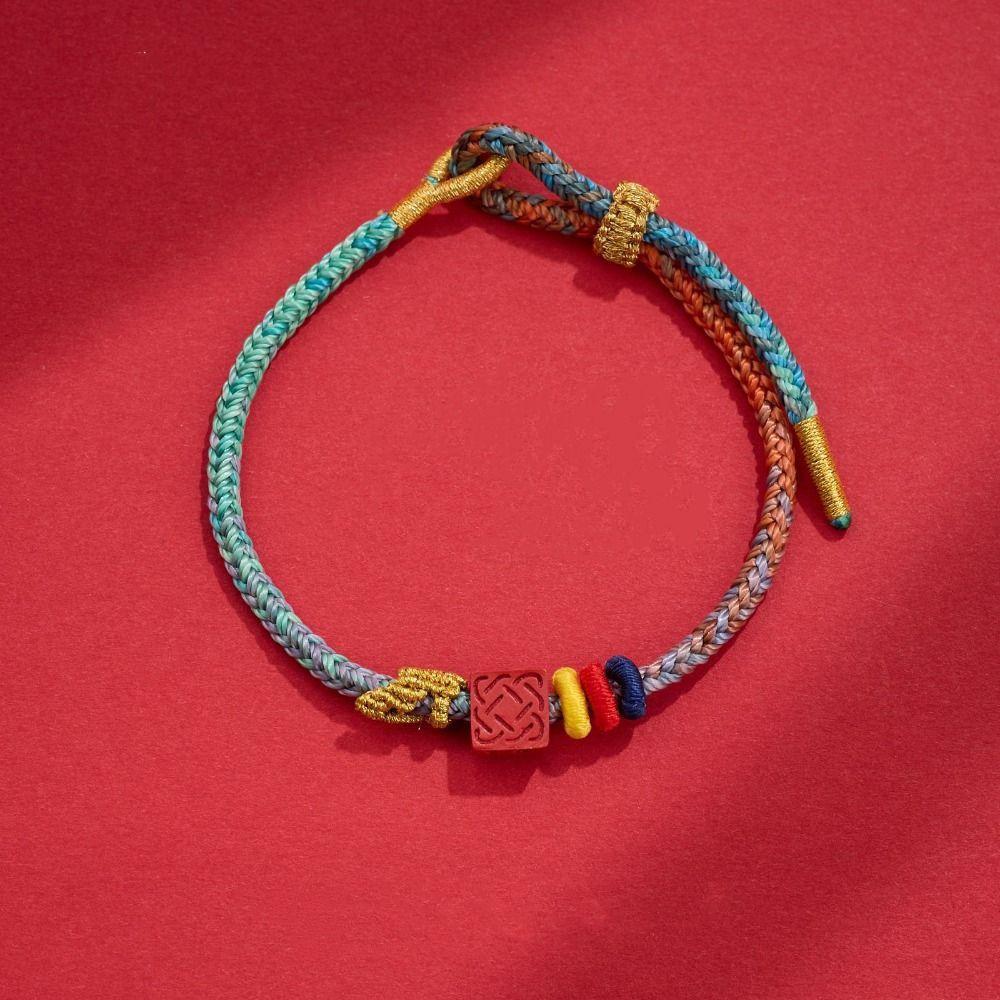 Hand-woven Good Lucky Bracelet Year of The Horse Chinese Red Handrope Chinese New Year