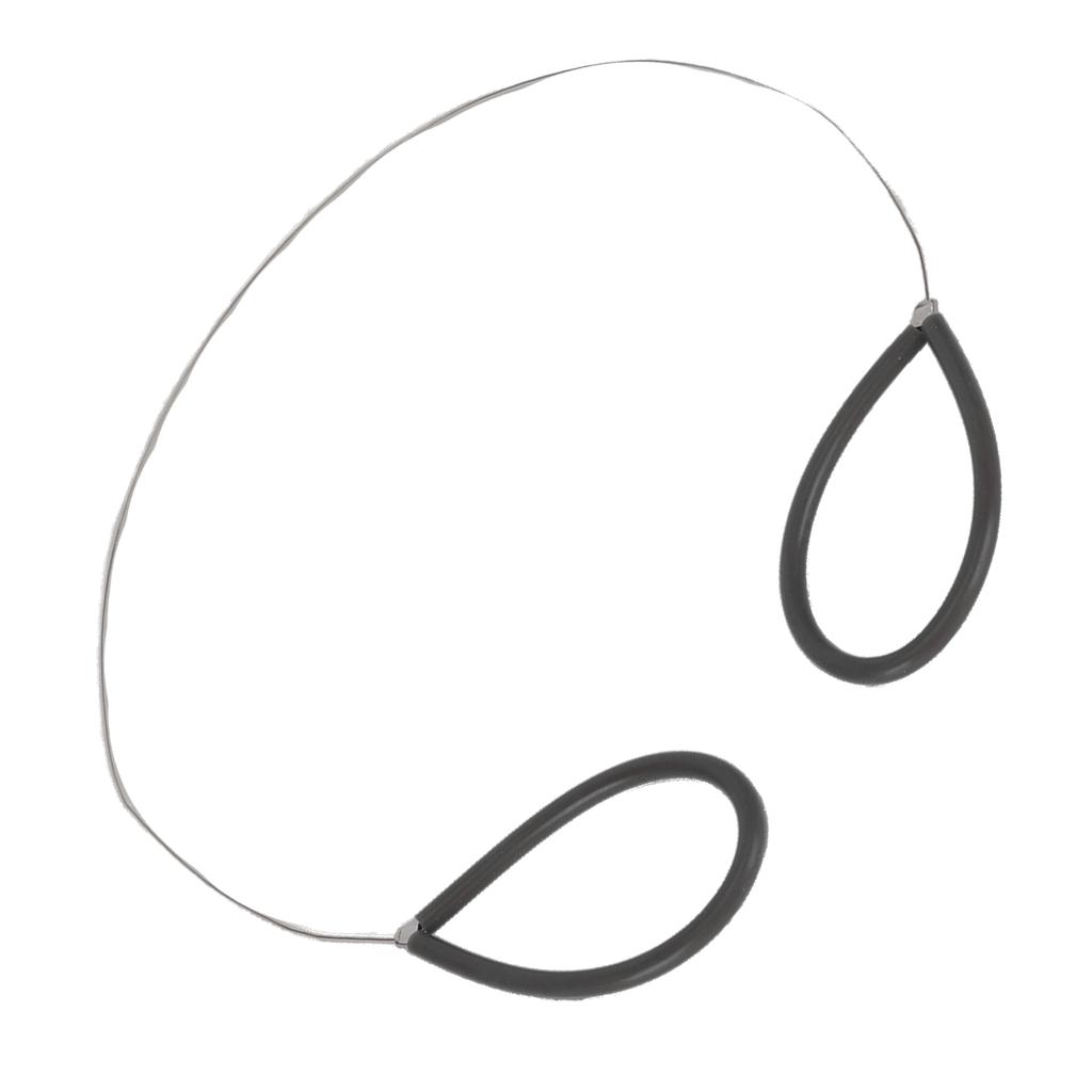 4pcs Clay Cutters Wire Flexible Safe Stainless Steel Cut Off Tools for Clay Artists with Black Hand Pottery Cut Off Tools