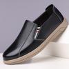 Fashion New Designer Soft Leather Shoes for Man Spring Autumn Fashion Casual Shoes Male Solid Color Big Size Light Driving Shoe Man