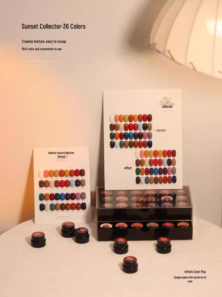 Seekaa Sika Secret Garden Aurora Cat Eye Magnetic Nail Powder Beads