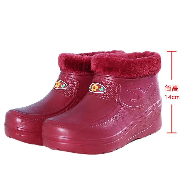 Mid-Calf Snow Boots, Outdoor Warm Boots, -Lined Thickened One-Piece Snow Boots, High Quality and Slip- Snow Boots