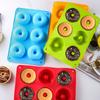 Silicone Baking Pan For Pastry Donuts Silicon Form Doughnut Mould DIY Cake Chocolate Dessert Bakery Tools 6 Full-Size Doughnuts