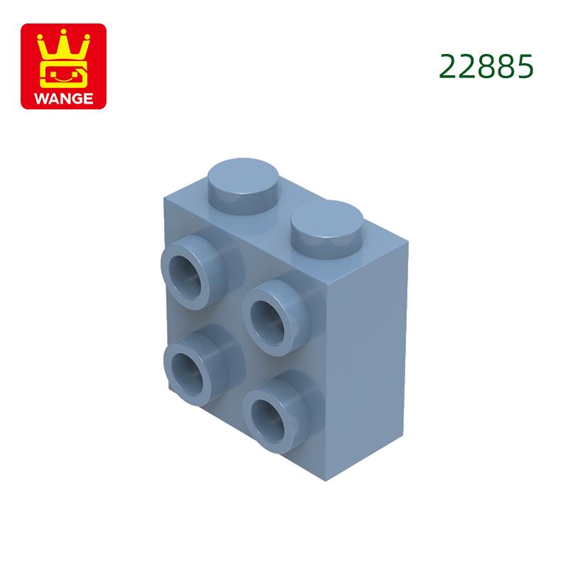 Non-Toxic 77Pcs/Lot 1X2X1 2/3 With Studs On 1 Side Block Moc Color Accessories Compatible With 22885 Brick Diy Children Toy Assembly