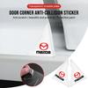 2Pcs Transparent Car Door Corner Anti Collision Protector Stickers For 3 6 CX3 CX5 CX8 CX9 MX5 RX8 RX7 Anti Scratch Guards