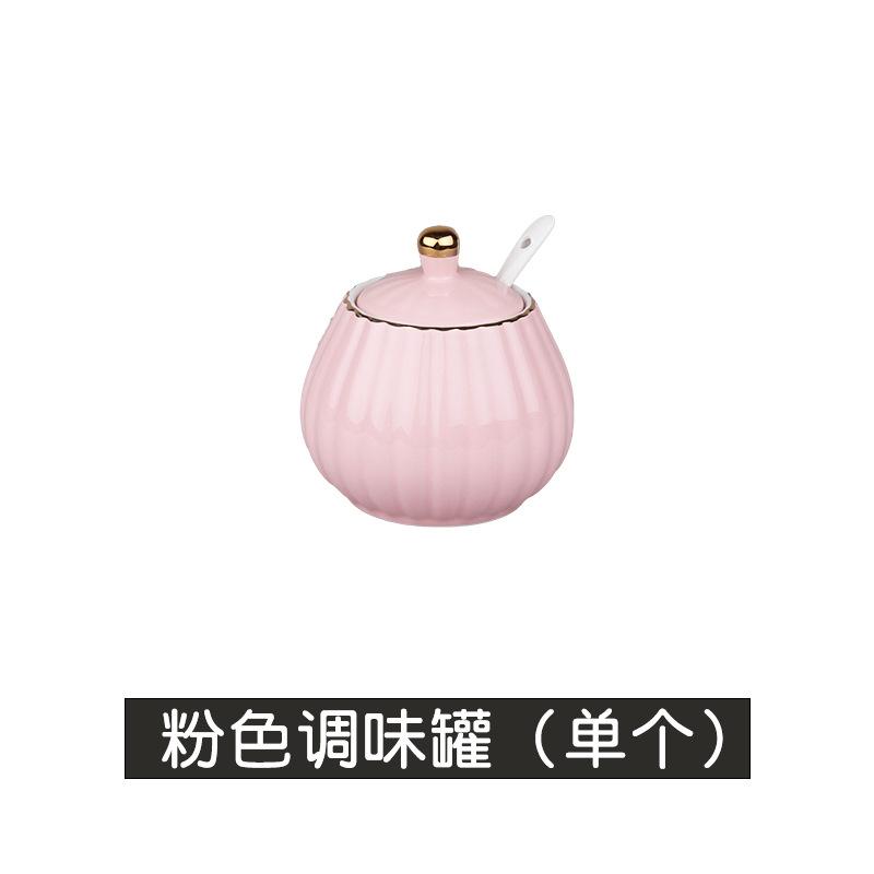 Ceramic Seasoning Jar Set Seasoning Box Salt Shaker Spice Container Spice Jar Canister Set Home Kitchen Supplies Spice Organizer