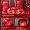 Luxury Bridal Dowry Set: Complete Wedding Supplies for Bride's Toiletries and Happy Basin