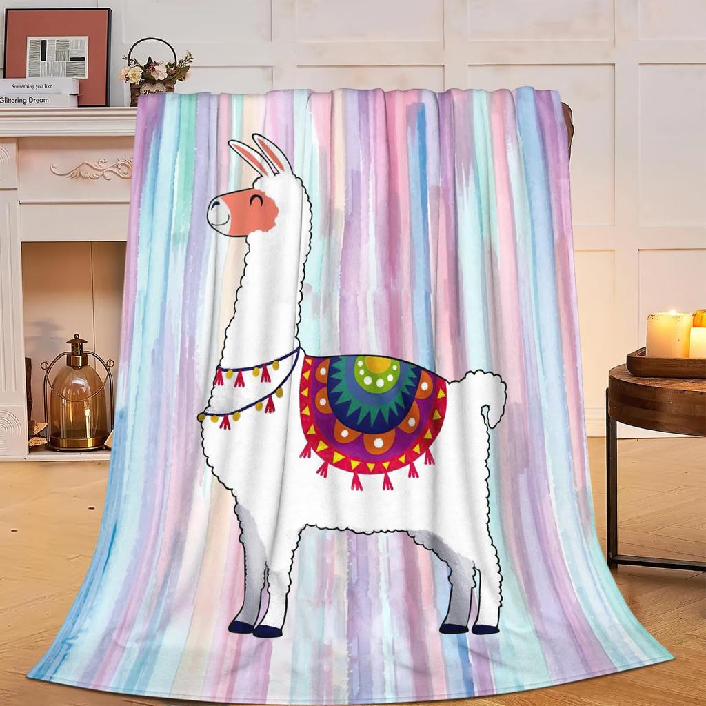 Cartoon fish animal Printed Blanket for Sofa Bed Travel Camping Living Room Office Conditioning Blanket for All Seasons Gifts