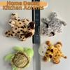 Tiger Magnetic Refrigerator Sticker Doll Zebra Toy Cat Lying Doll  Home Decor
