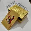Gold Waterproof Playing Cards - Poker Deck for Parties and Games