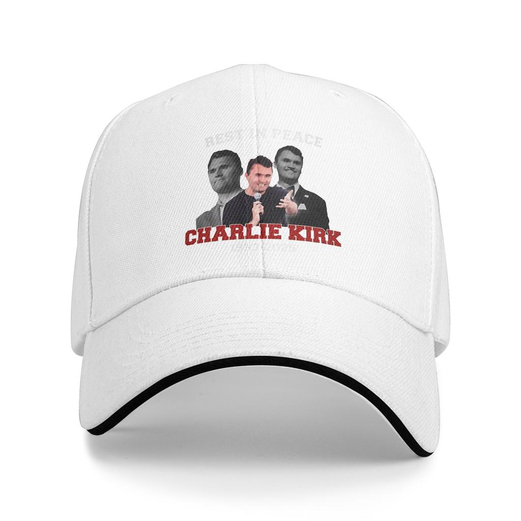 Charlie Kirk Rest In Peace Casual Baseball Cap Kpop Rock Hip Hop Hats Summer Sun Visor Female Male y2k Cute Baseball Caps