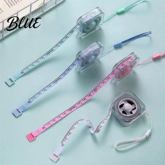Durable PVC Tape Measure Mini Retractable Measure Soft Body Measuring Tape 79 Inch Dual-Scale Tailor Flexible Ruler for Sewing Cloth Weight