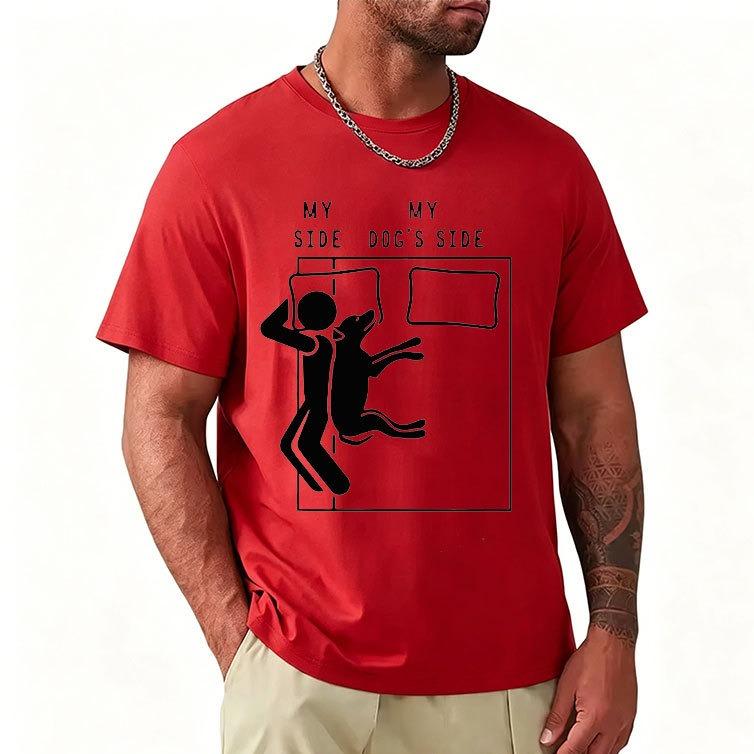 3D Printed Men's T-shirt Round Neck Short-sleeved Top Men's Comfortable Daily Simple Fashion T-shirt