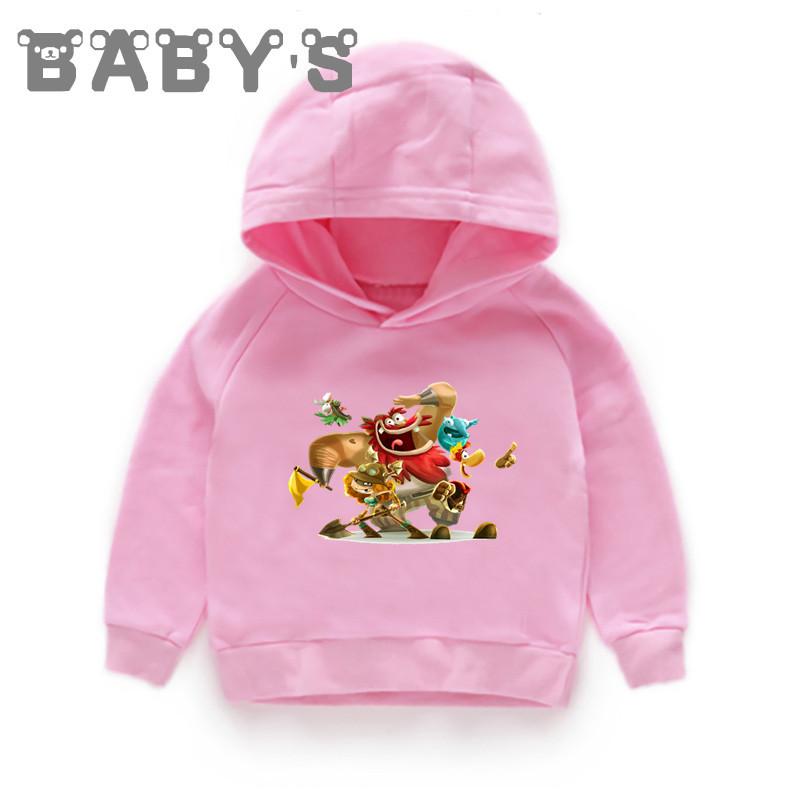 Rayman Legends Adventures Kinder Kapuzenpullover Lustige Sweatshirts Cartoon Jungen Kleidung Kinder Oberbekleidung Baby Mädchen Herbst Oberteile,KMT5204 160 pink