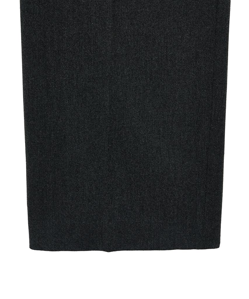 NOIRER Six-Pocket Wide Slacks (Charcoal)