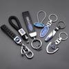 FENK5 For Ford Focus 2 3 1 MK2 MK3 MK1 Fiesta Ranger Mondeo Fusion Kuga Metal/Leather Car Logo Keychain Keyring Key Holder Accessories