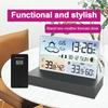 Multifunction Weather Station Transparent Wireless Digital Indoor Outdoor Forecast With 1 Sensor Temperature Humidity Monitor