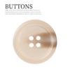 5 pezzi Bottoni in Resina Beige Cappotto Trench Maglione Bottoni da Uomo e da Donna Blazer Cardigan di Alta Gamma Bottoni a Quattro Fori