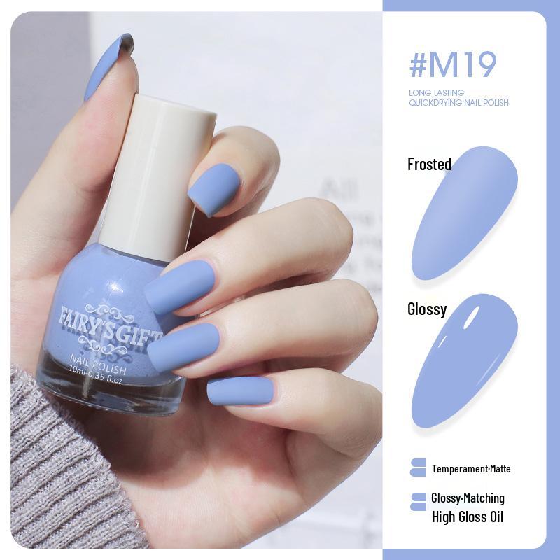 New Matte No-Bake Long-Lasting Peelable Quick-Dry Nail Polish for Nail Art