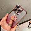 Für iPhone 16 Pro Max Luxus Plattierung Flash Diamant Rahmen Handyhülle Für iPhone 11 12 13 14 15 16 Plus Glitzer Halter Ständer Hülle