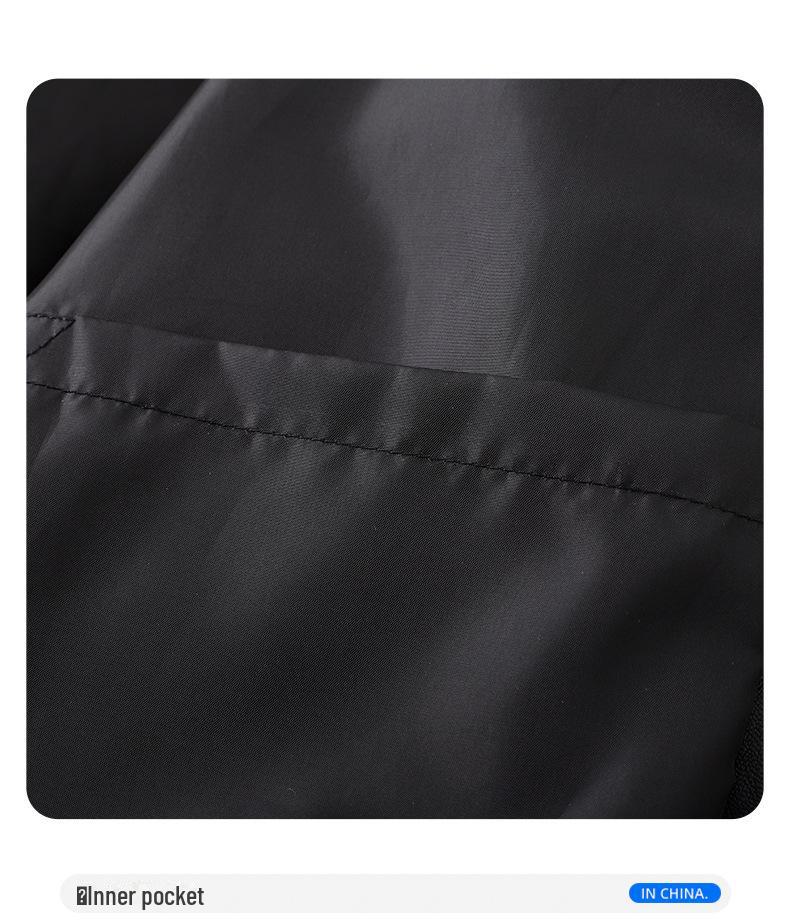 Men's American Retro PU Leather Baseball Jacket - Spring/Autumn Pilot Style