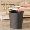 Large Capacity Lidless Trash Can for Home & Office - Suitable for Bathroom, Kitchen, Living Room