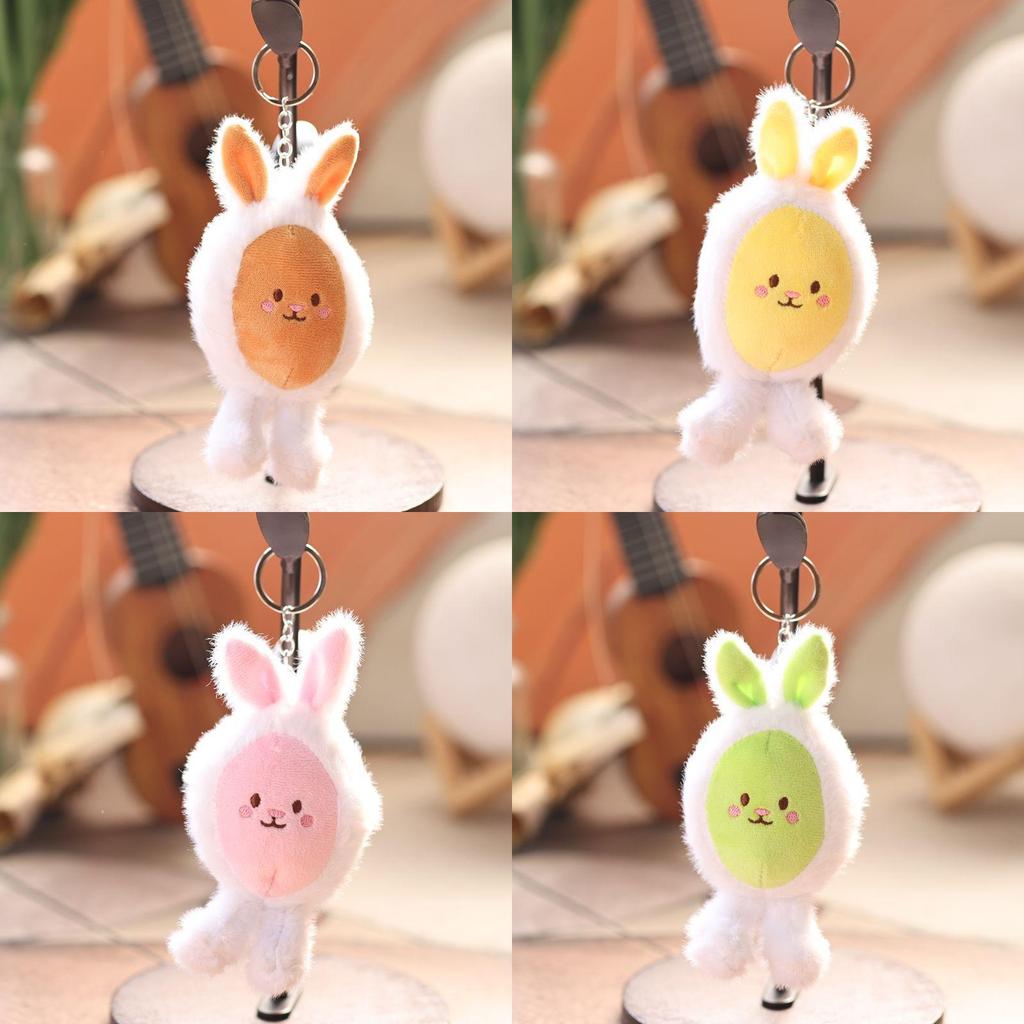 Juguete Llavero de Conejo de Peluche con Material Suave para Niños y Adultos