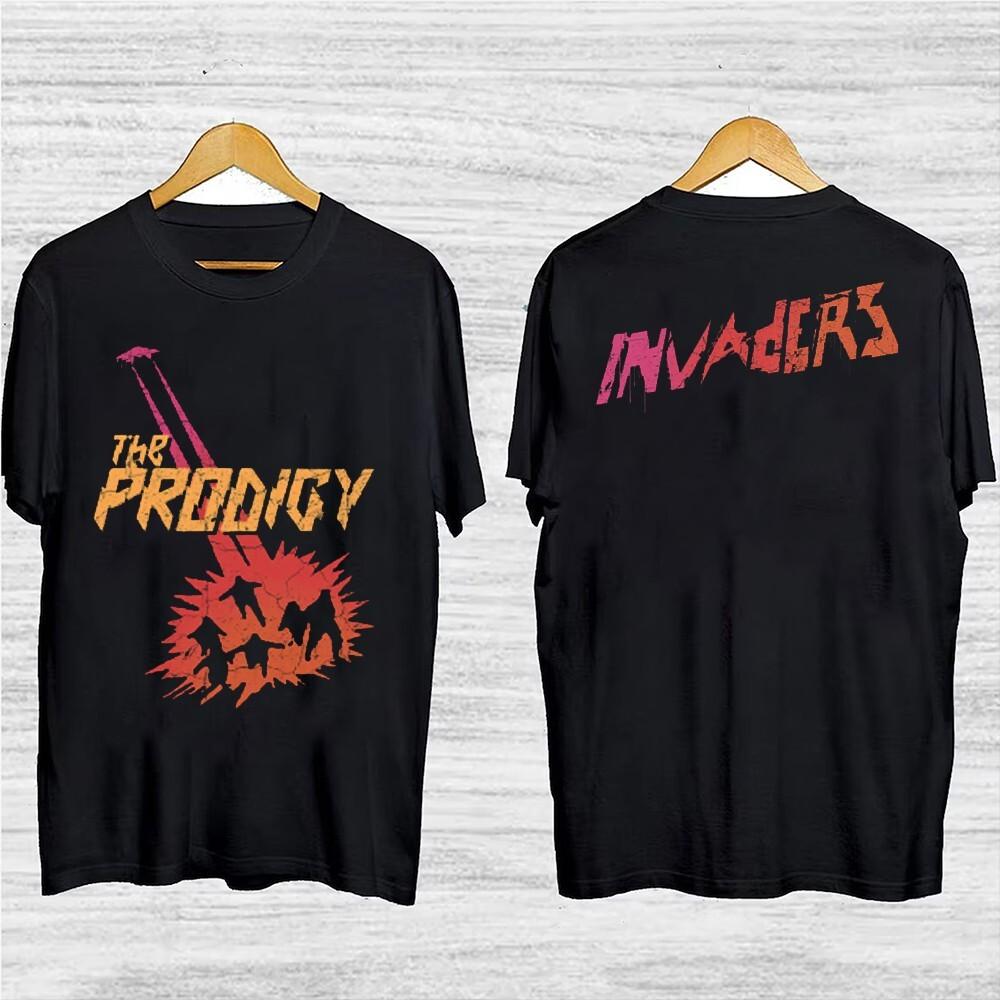 Классическая The Prodigy Invaders ufo Унисекс Унисекс S-5XL Рубашка Унисекс Футболка XXXXL