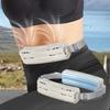 Ice Waist Belt Fan Summer Removable Strong Wind USB Rechargeable Wearable Cooling Fan for Running Farm Traveling Sports Fishing