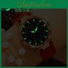 Elegante Reloj de Cuarzo para Mujer con Romántico Cielo Estrellado Luminoso y Acentos de Pedrería