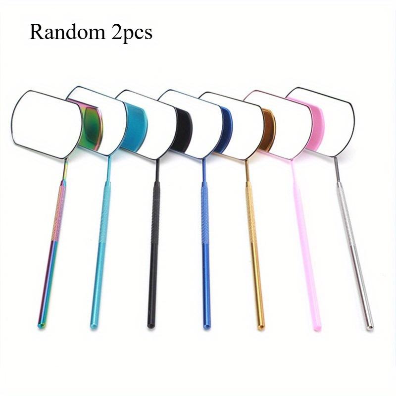 

2 шт. Зеркало для ресниц Наращивание ресниц Увеличительное Красота Длинная ручка Для проверки Накладные ресницы Наращивание Инструменты для макияжа Зеркало